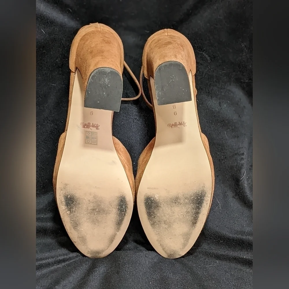 COACH CHRYSTIE LUX SUEDE Women's sz 9​​​​​​